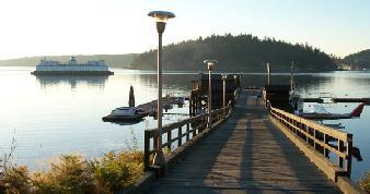 Early morning ferry at UW's Friday Harbor Labs, San Juan Island